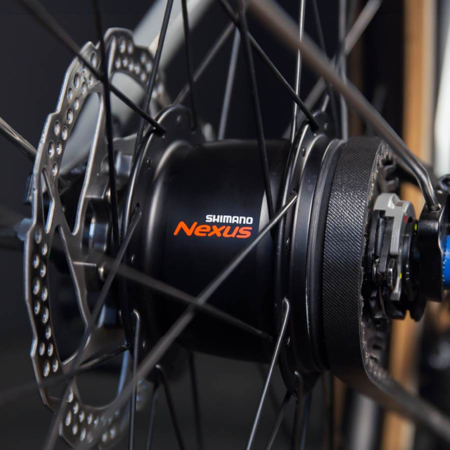 Wartungsfreie Nabenschaltung und Zahnrieben treiben Dich zuverlässig durch den Alltag